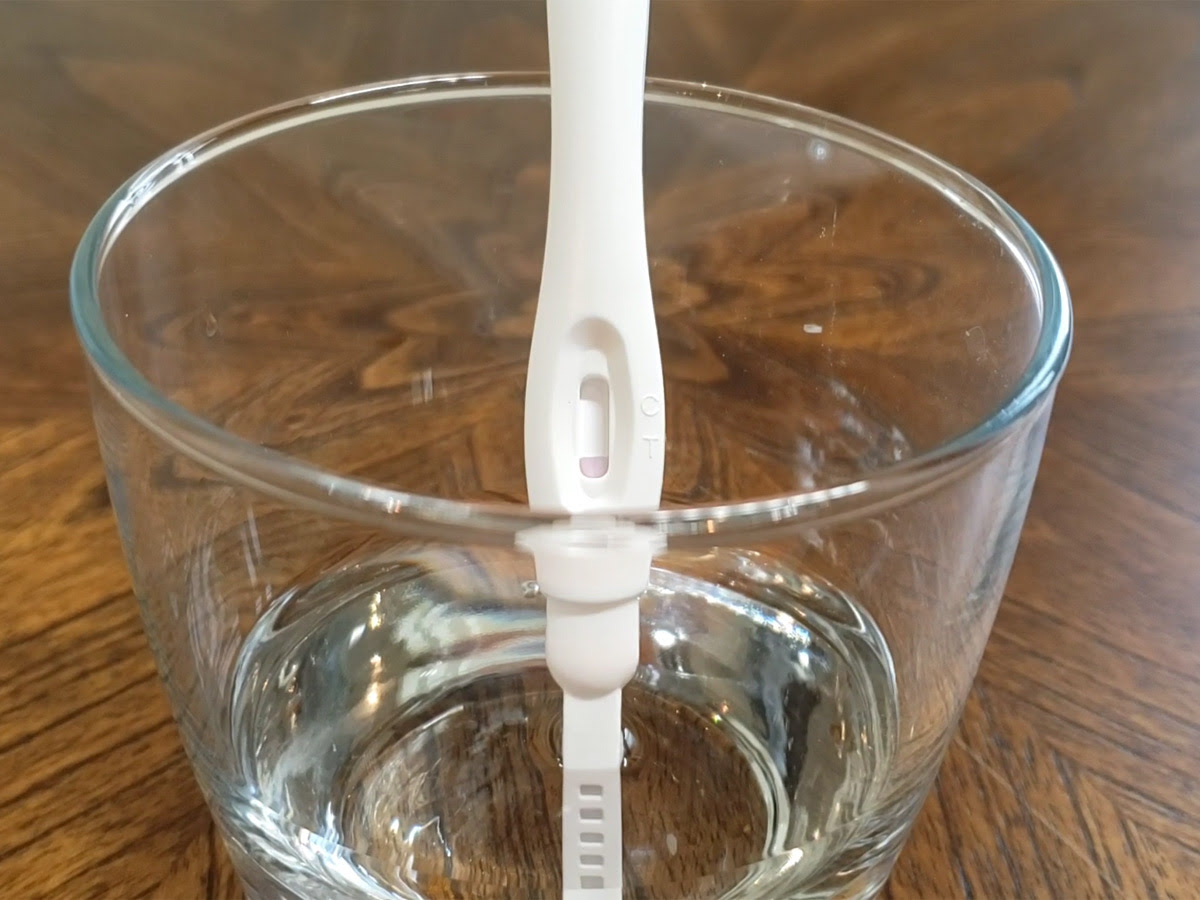 Fake pregnancy sticks work in water